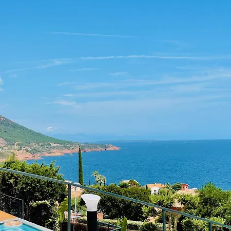 别墅 Superbe Vue Et Esterel, Neuve Pour 8-10 Personnes, Clim, Piscine *